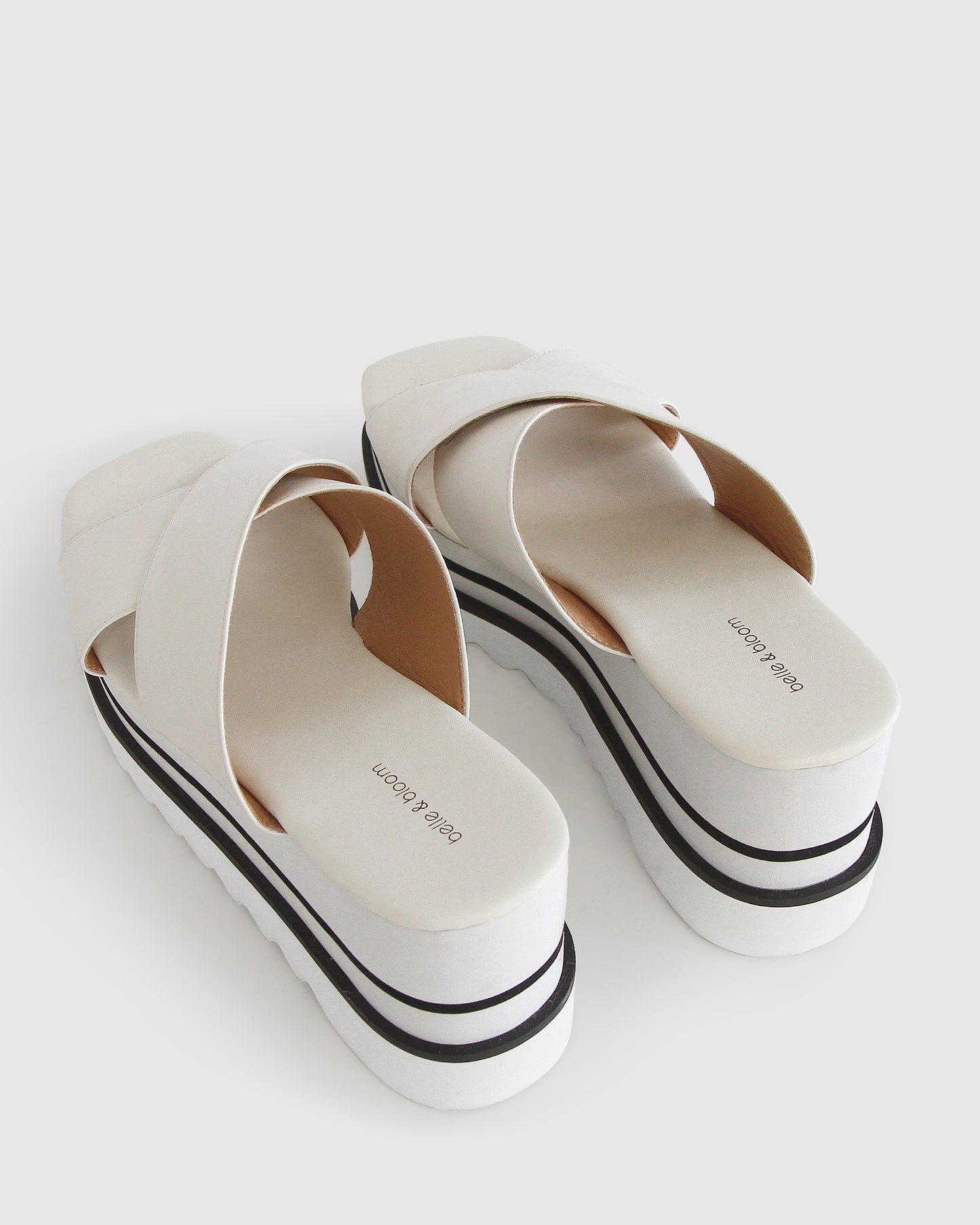 Riviera Platform Slide - White