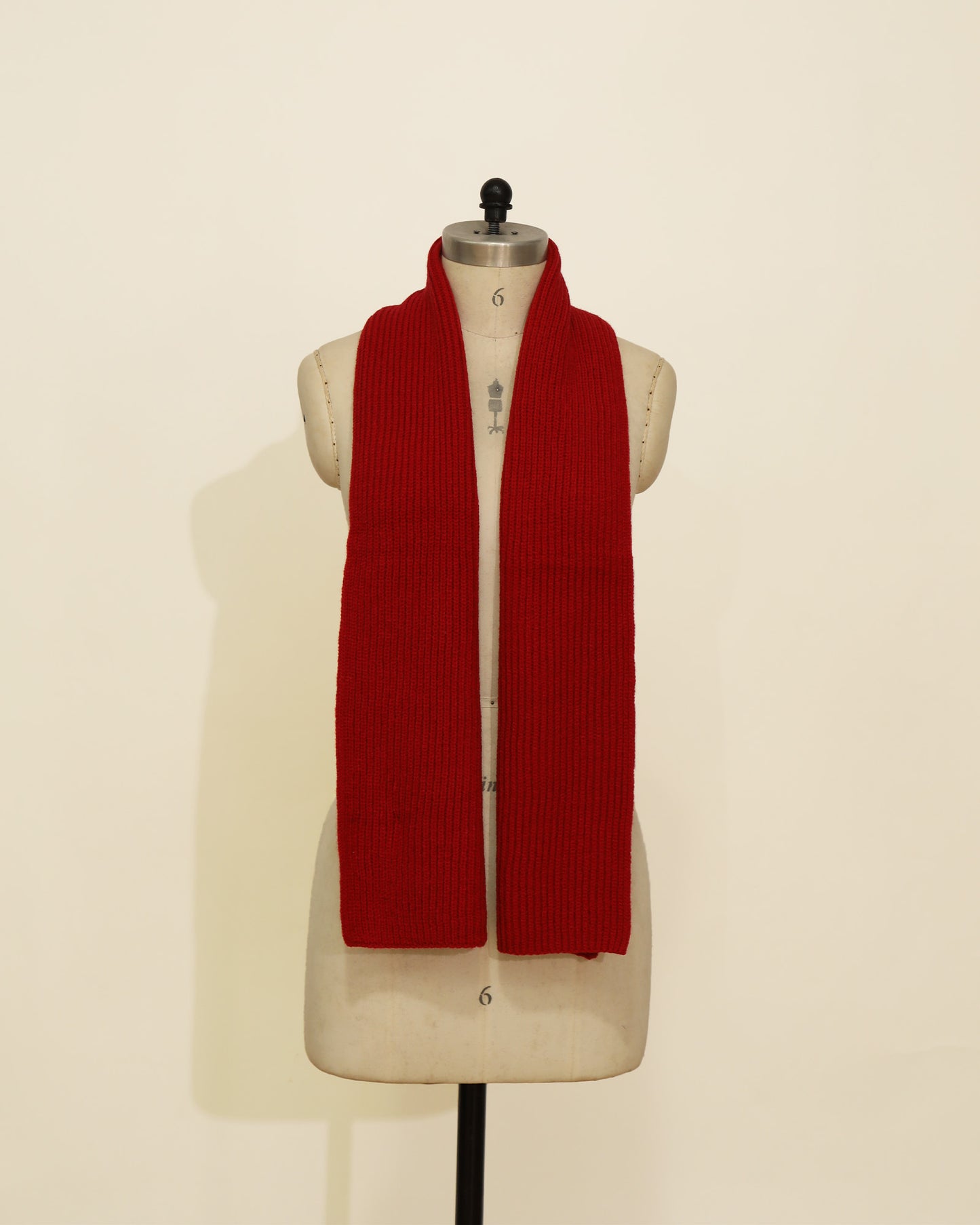 Knitted Scarf - Red