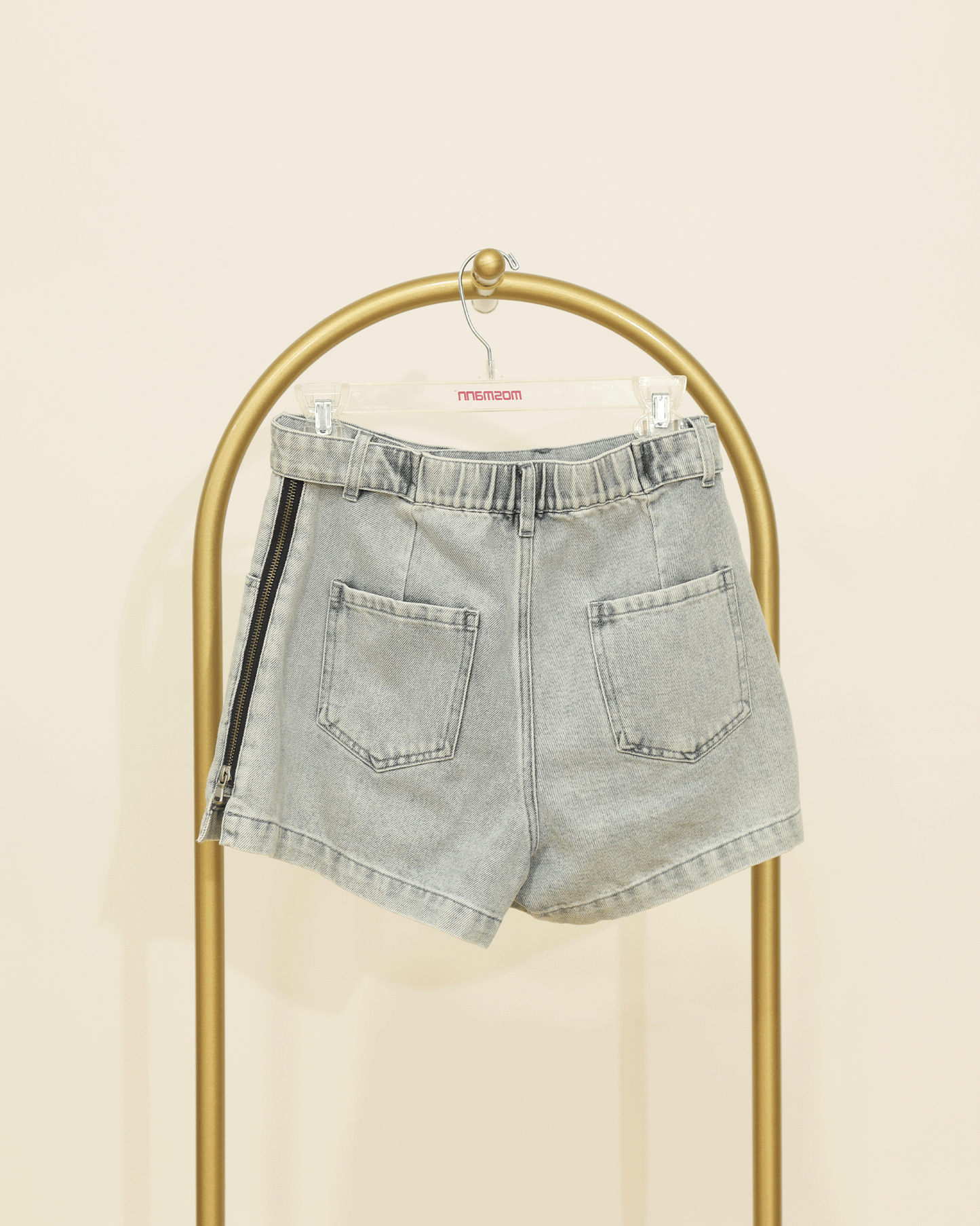 Bring the Heat Denim Shorts - Stonewash