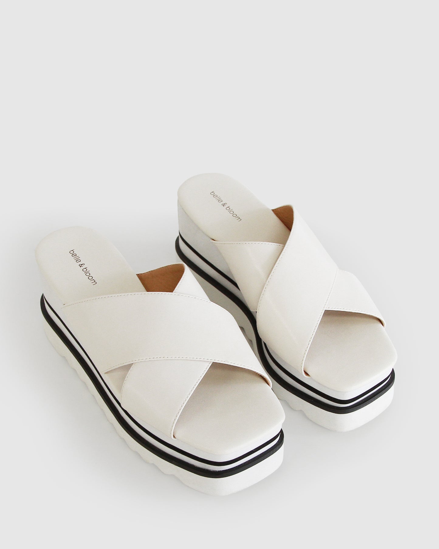 Riviera Platform Slide - White