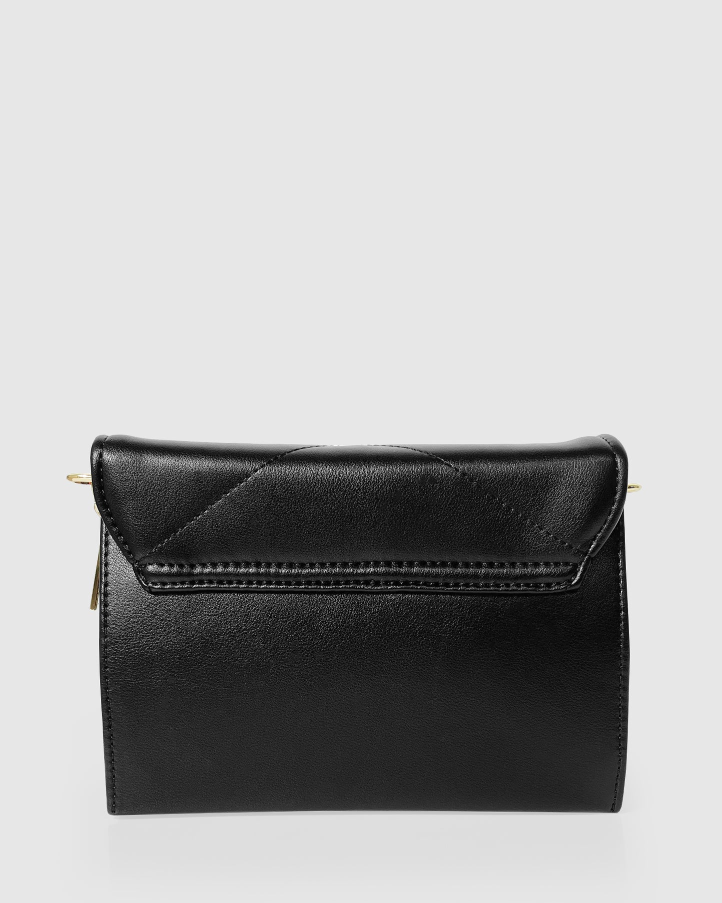 The Boulevard Quilted Crossbody Bag - Black