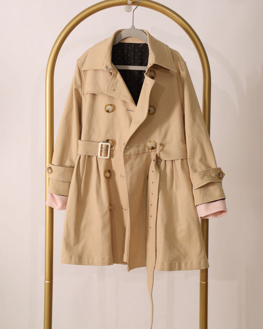 Miss Sunshine Trench Coat - Camel