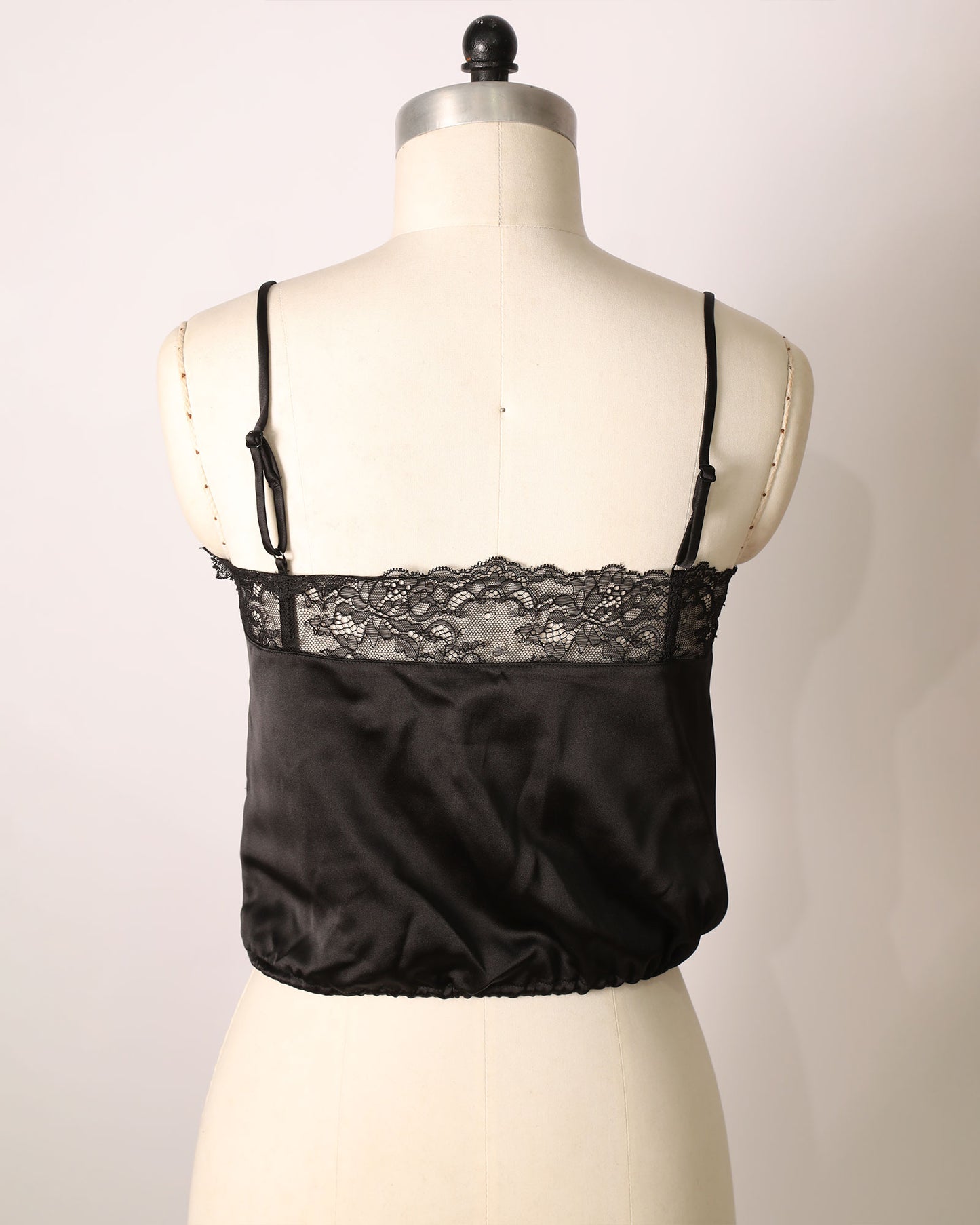 Friday Nights Lace Cami - Black