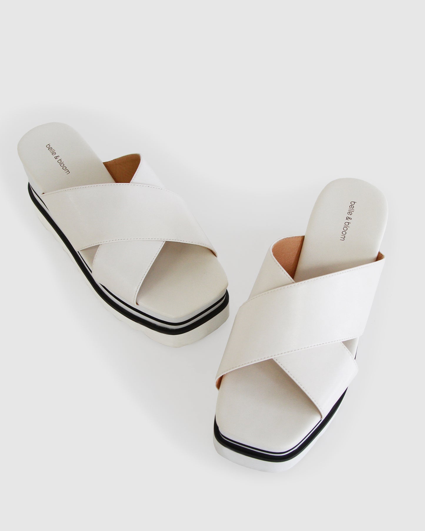 Riviera Platform Slide - White