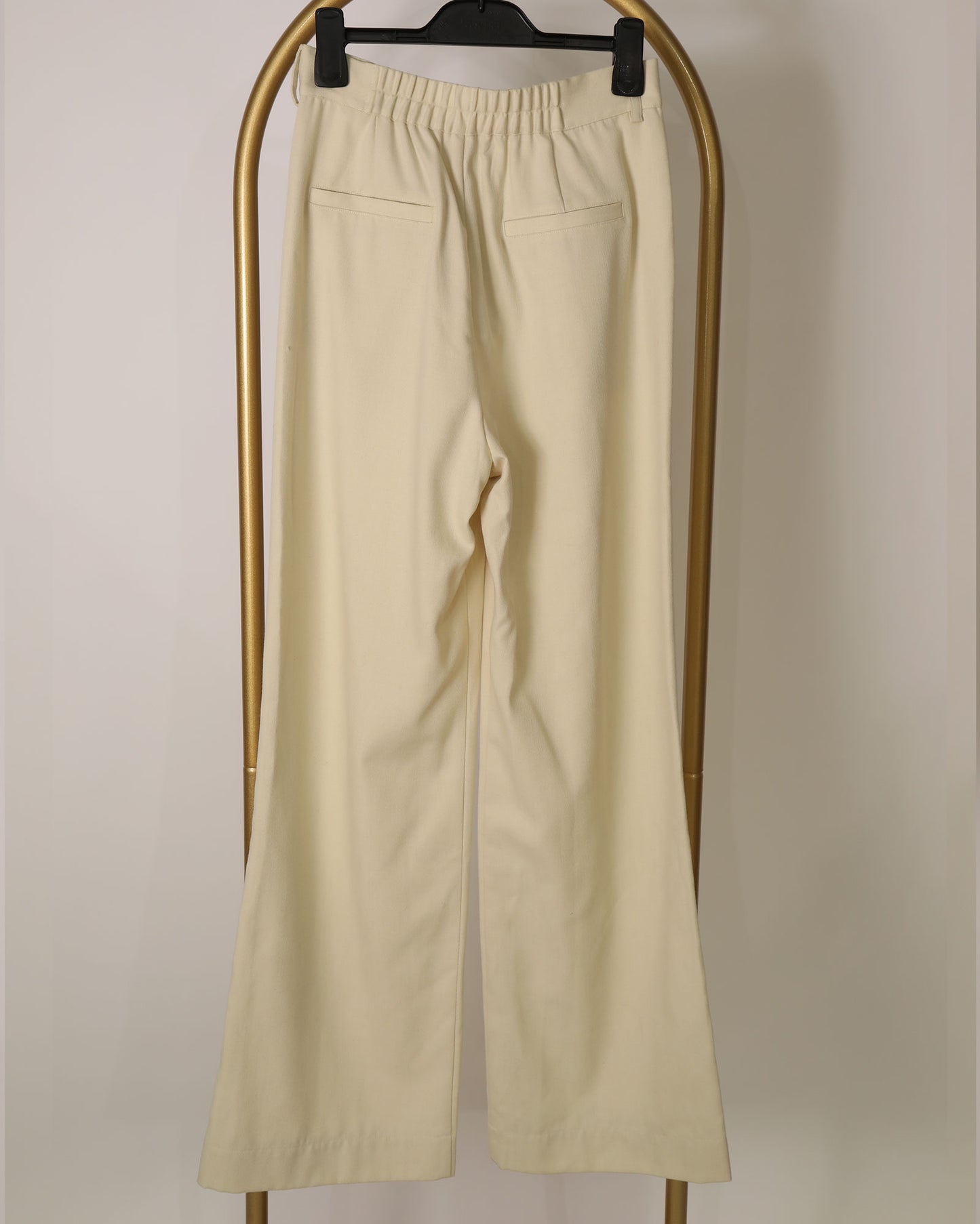 Wide Leg Pants - Light Yellow