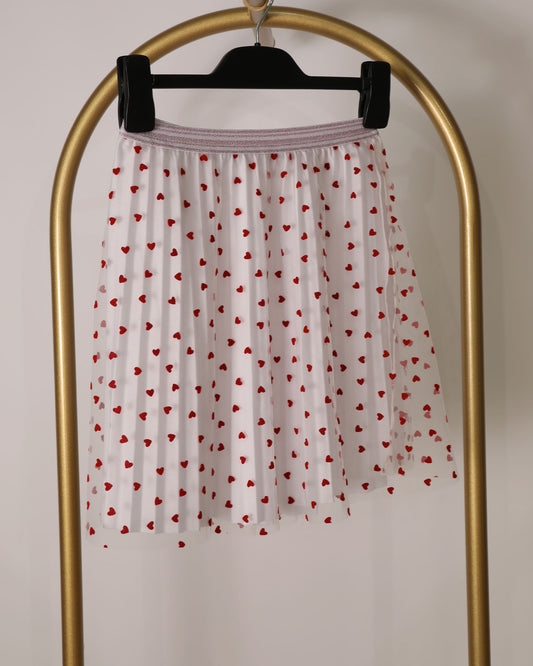 Girls In My Heart Reversible Skirt - White