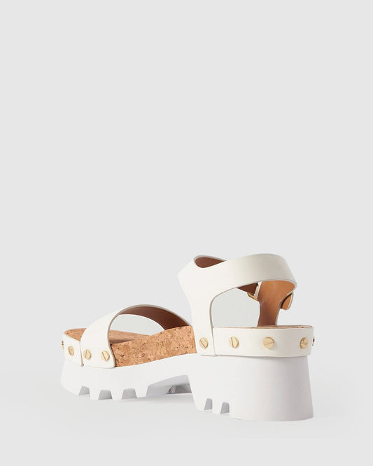 Blinding Lights Chunky Sandal - White