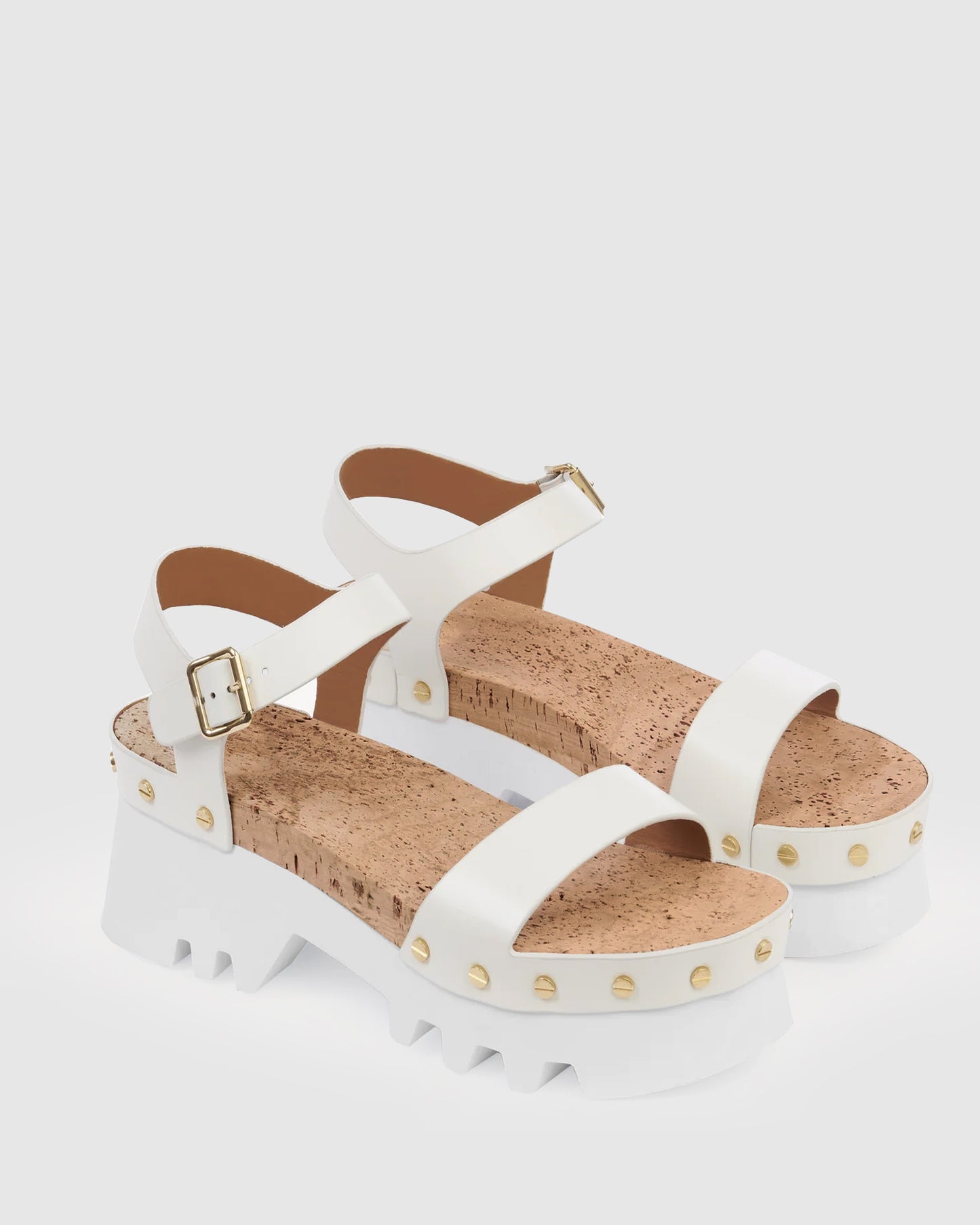 Blinding Lights Chunky Sandal - White