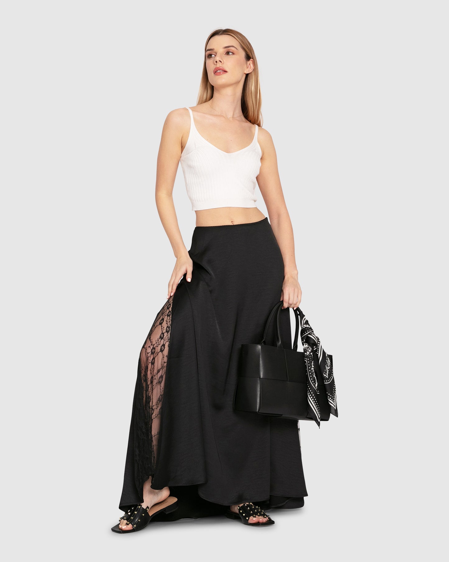 California Dreamin' Maxi Skirt - Black