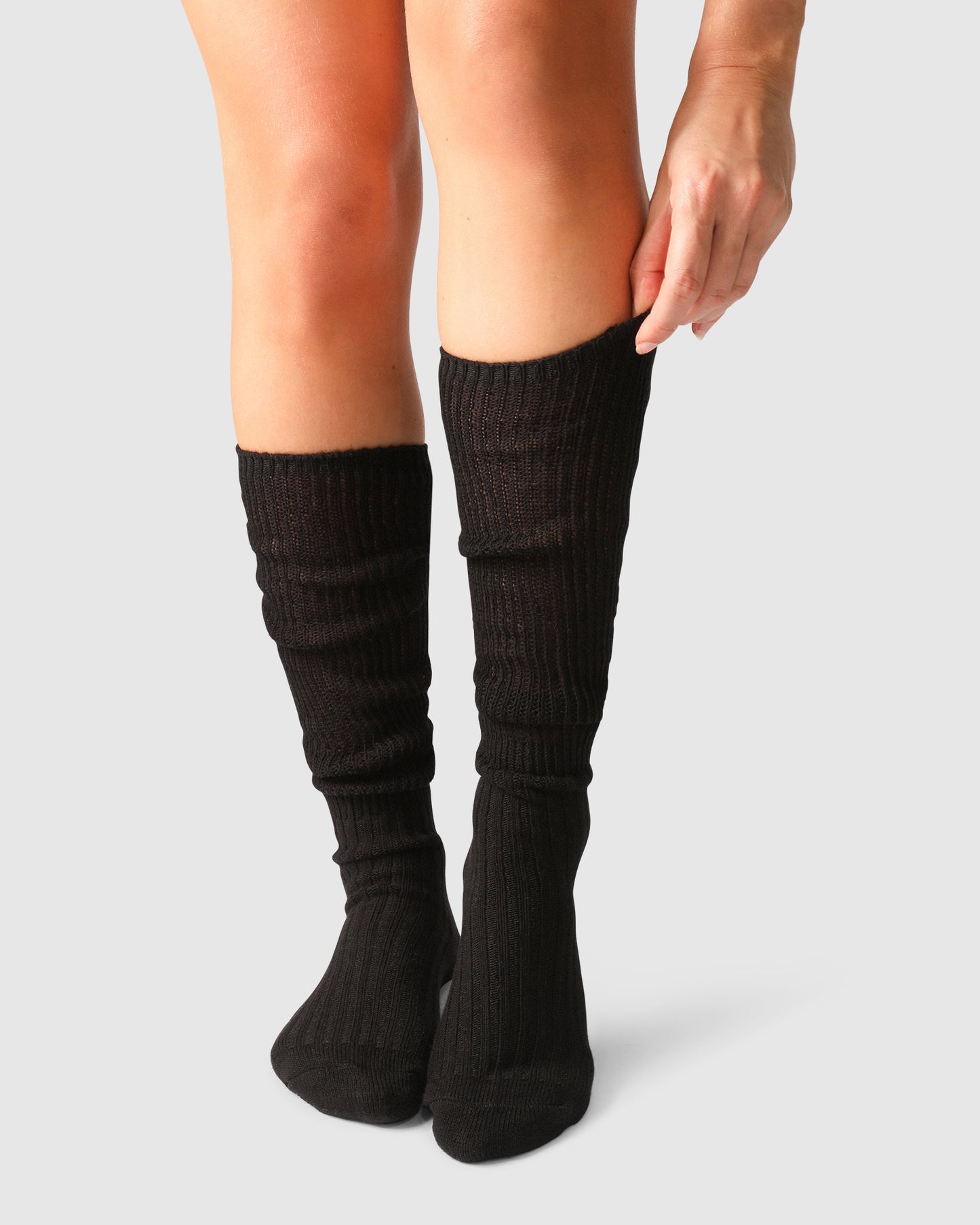 End Game Tall Solid Tube Socks - Black