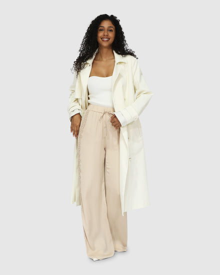 Empirical Trench Coat - Cream