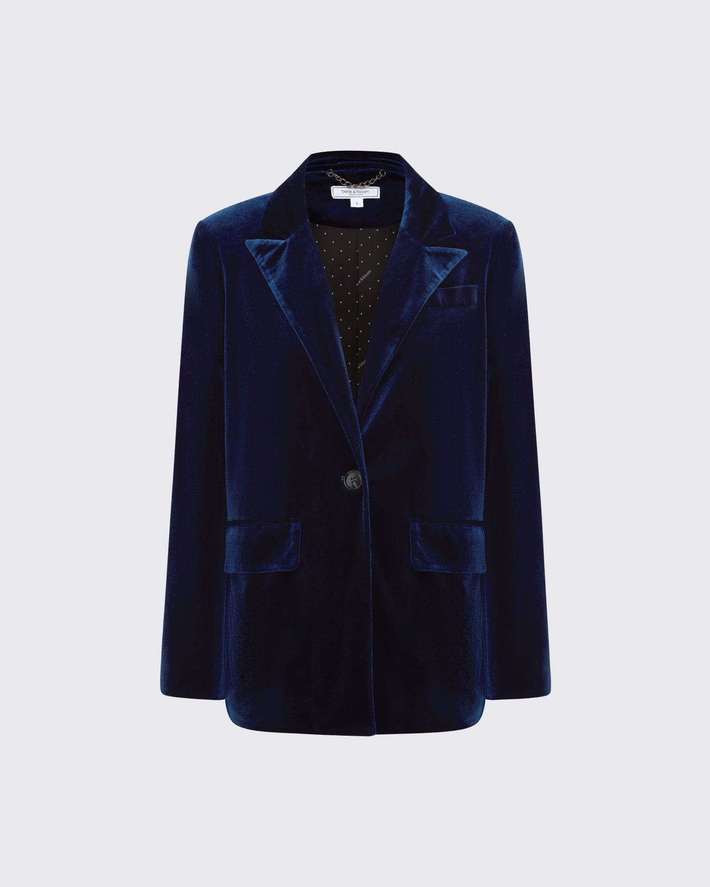 Eternity Velvet Blazer - Royal Blue