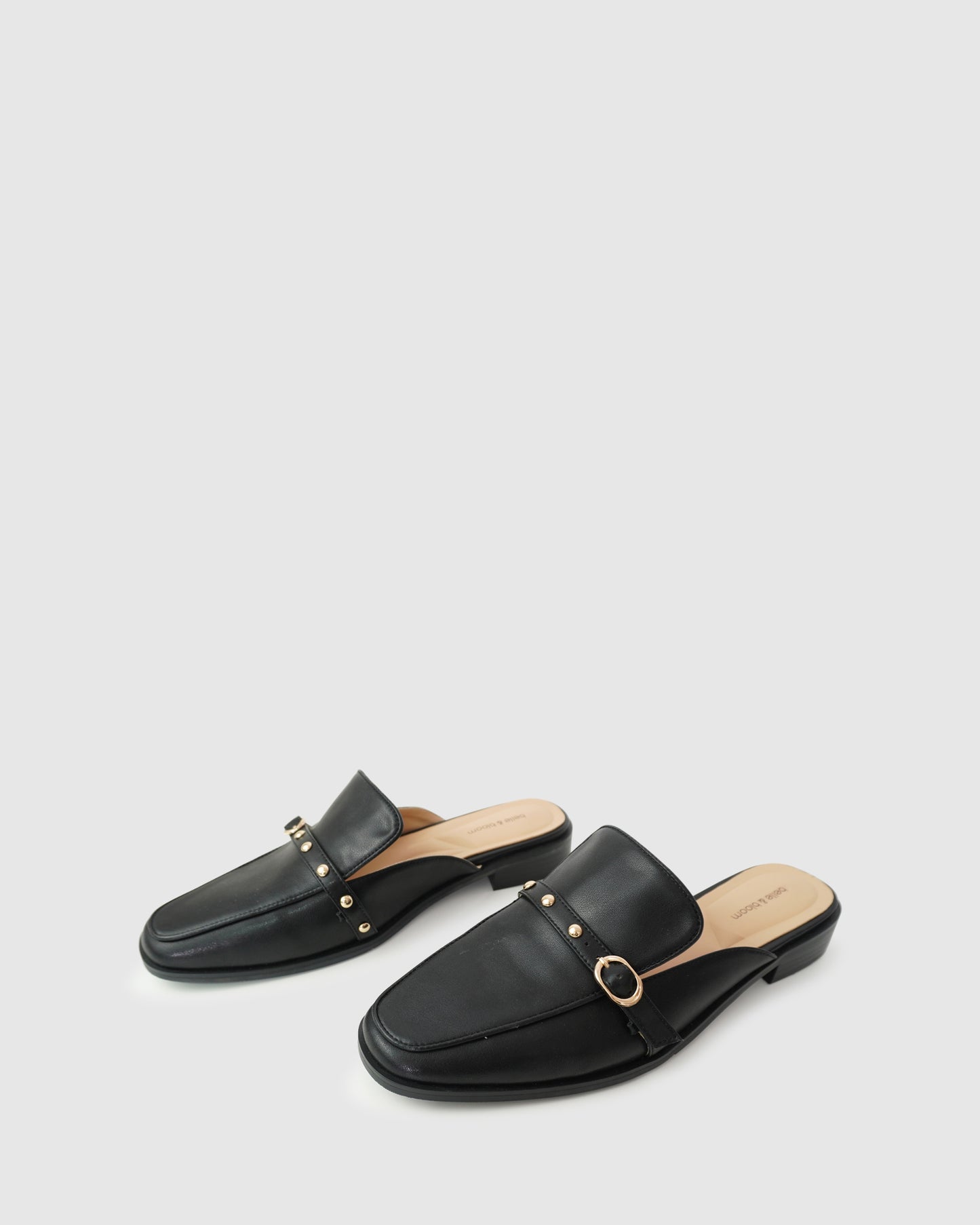 How It Feels Charm Loafer Mule - Black