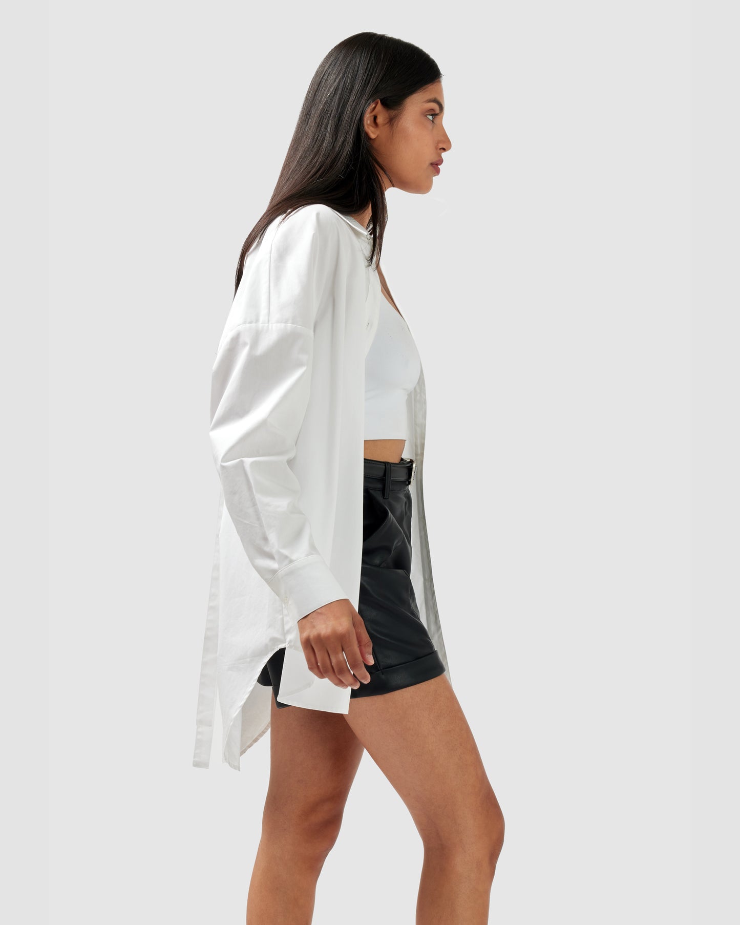 Into You Oversized Shirt - White