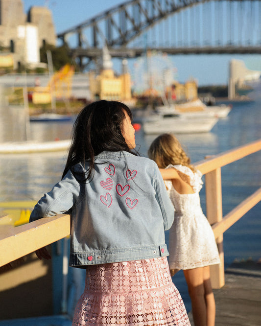 Sweet Like Me Denim Jacket - Stonewash