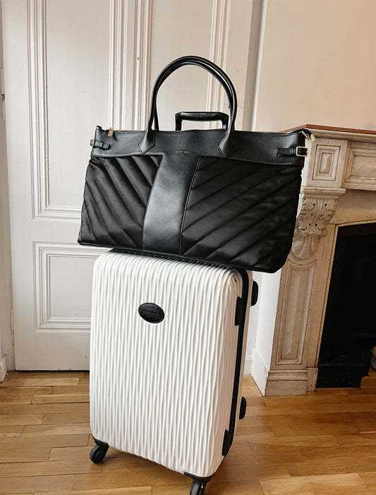 Meet Me in Paris Weekender Bag - Black