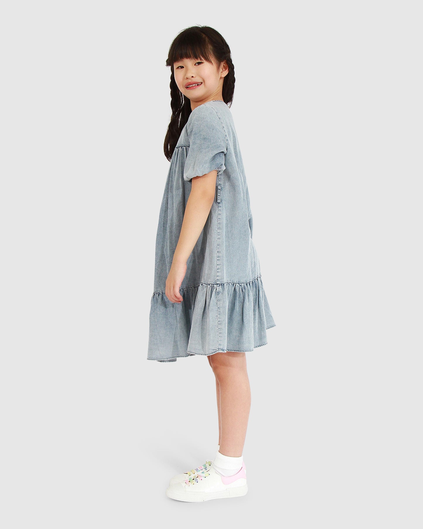 Pure Love Dress - Mid Denim