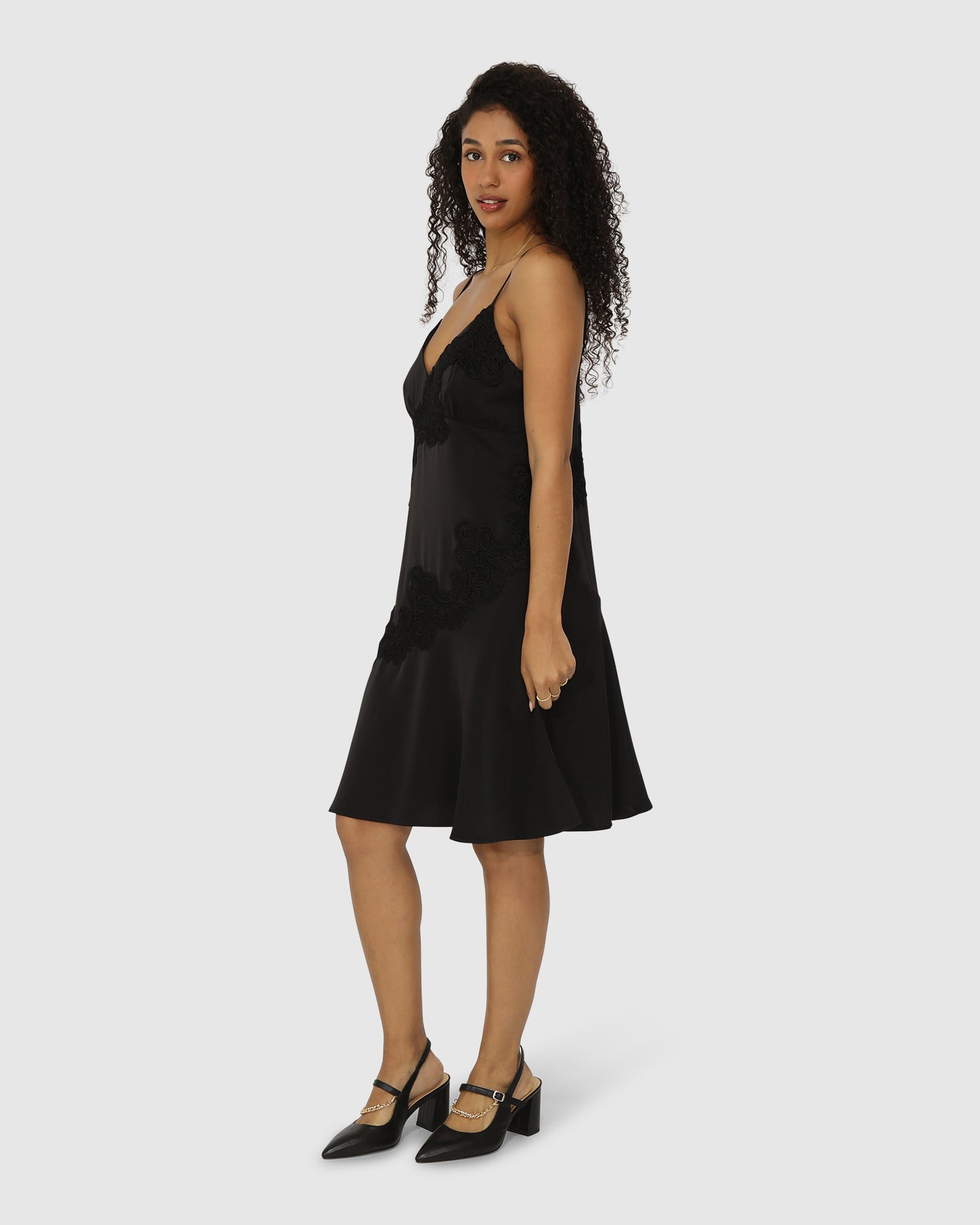 Real Love Slip Dress - Black