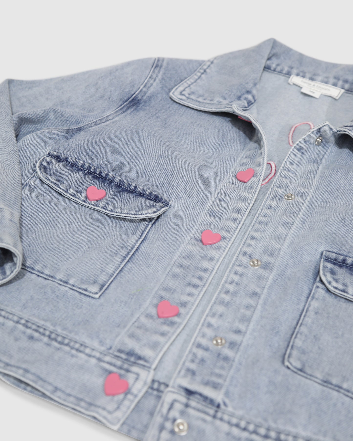 Sweet Like Me Denim Jacket - Stonewash