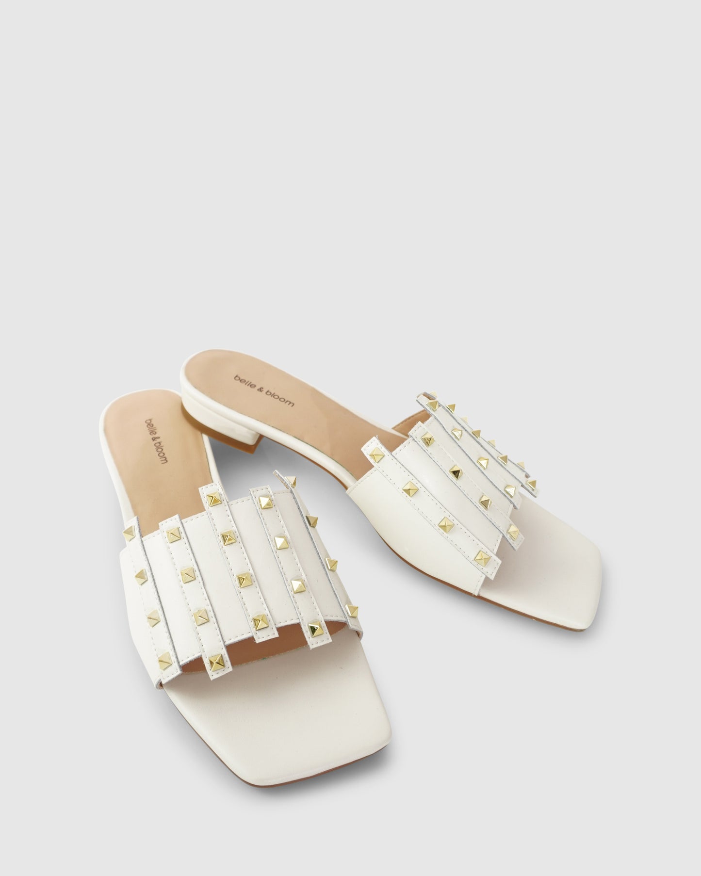 Until We Meet Stud Slide - Cream